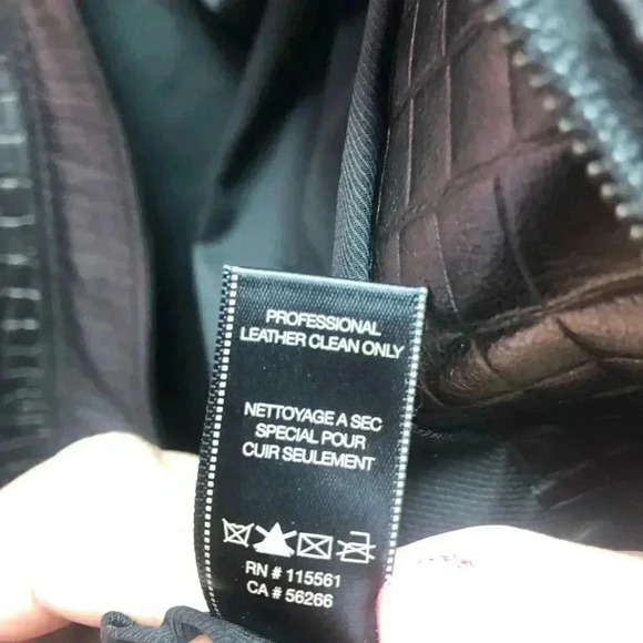 7 For All Mankind Leather Jacket - Picture 3 of 6